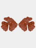 Pendientes Maxi Flor Con Esmalte