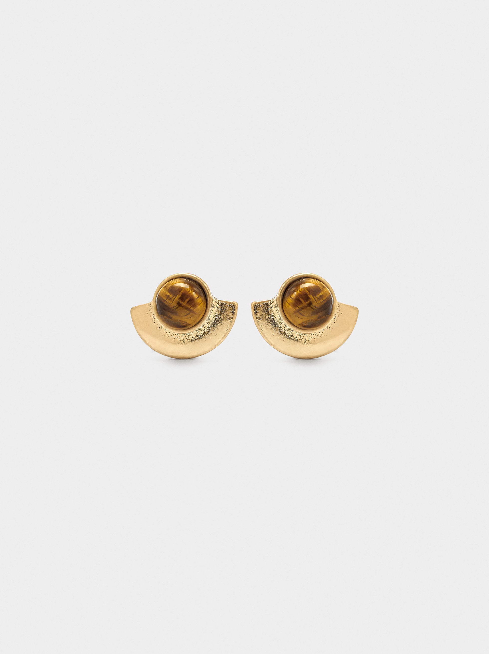 Pendientes Abanico Con Piedra