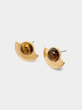 Pendientes Abanico Con Piedra
