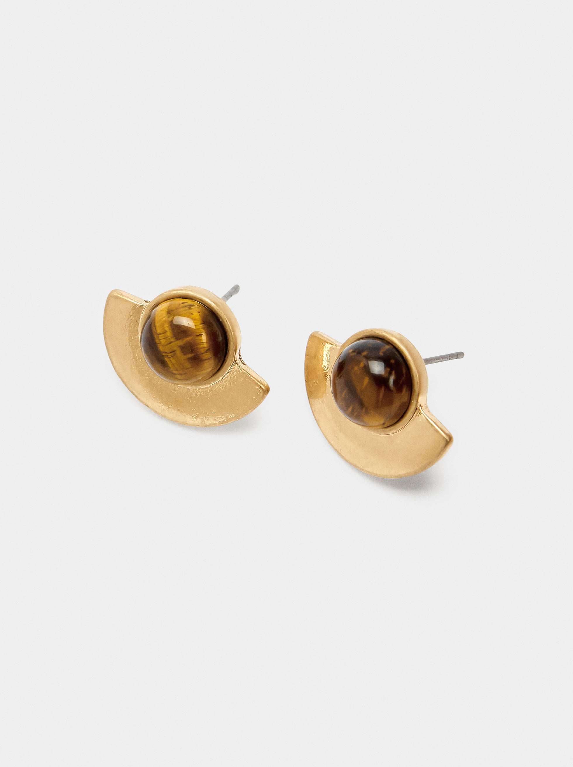 Pendientes Abanico Con Piedra