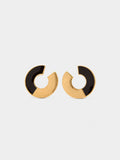 Pendientes Redondos Con Esmalte