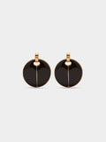 Pendientes Redondos Con Esmalte
