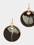 Pendientes Redondos Con Esmalte