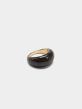 Anillo Redondeado Con Esmalte