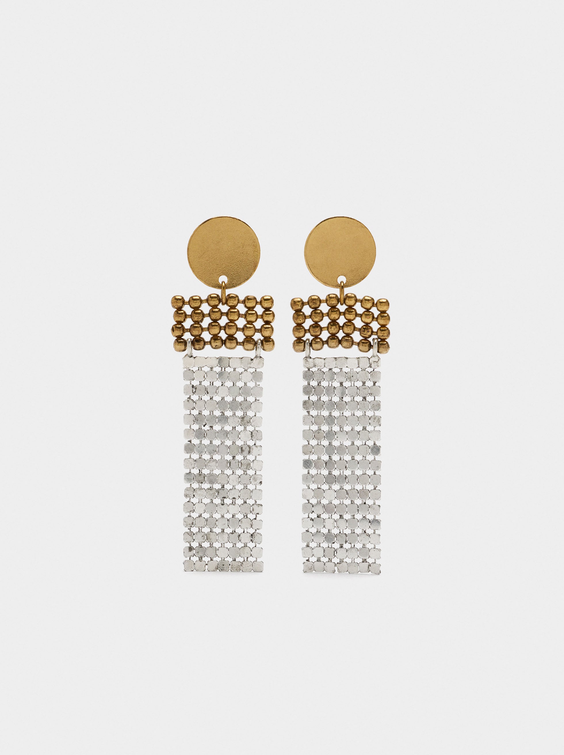Pendientes Maxi Largos Con Esferas
