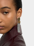 Pendientes Maxi Largos Con Esferas