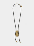 Collar De Cordón Con Bolsillo Rayado