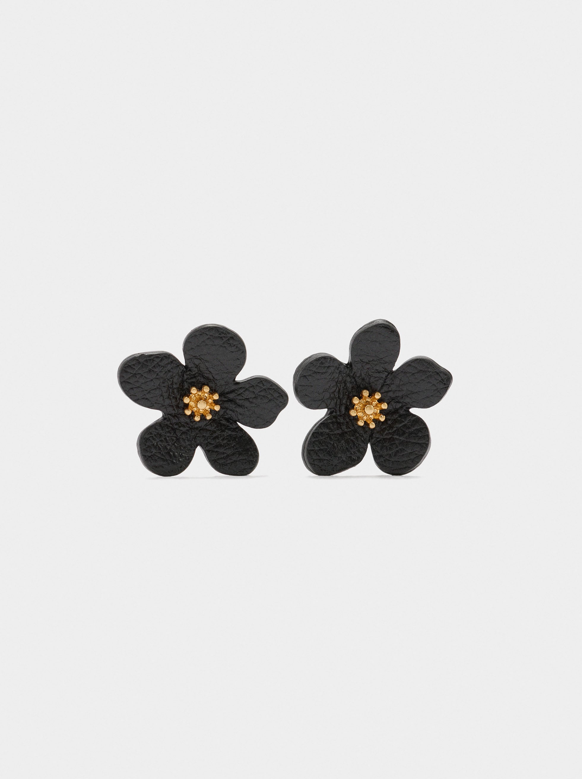 Pendientes Maxi Flor Efecto Piel