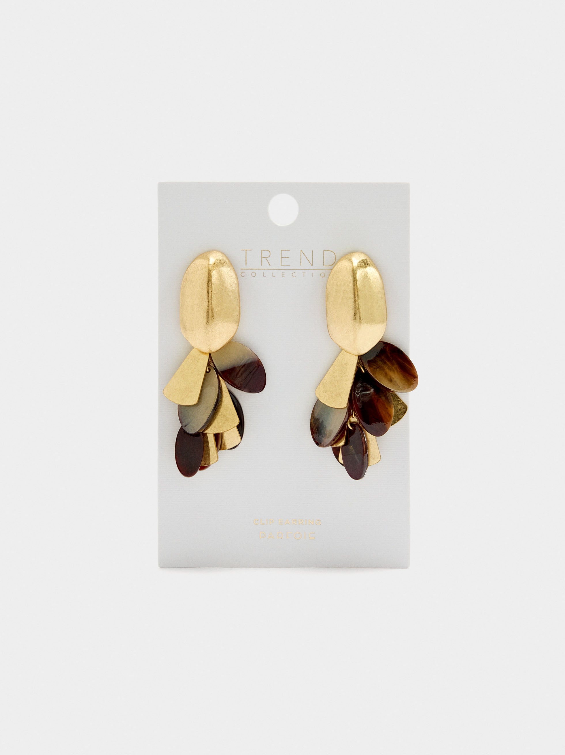 Pendientes Maxi Ovales Con Pétalos