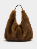 Bolso Hobo Efecto Pelo