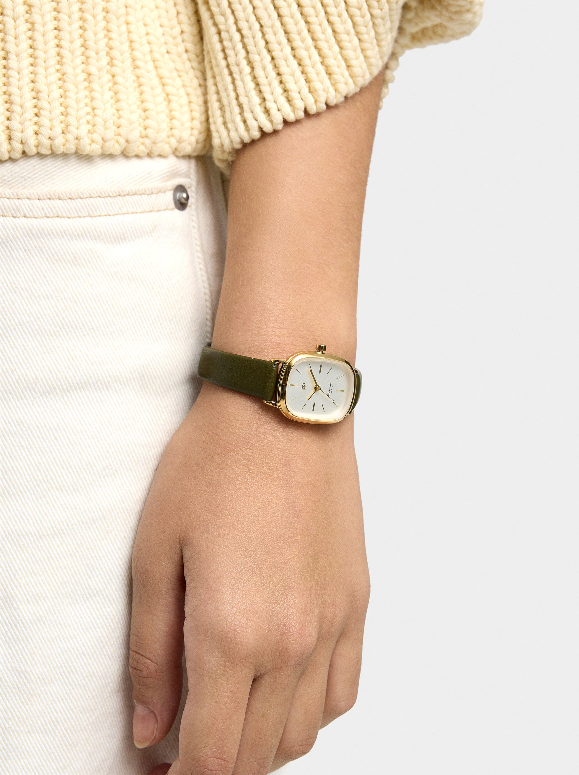 Reloj Gold Tray