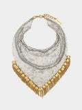 Maxi Collar Babero Con Esferas