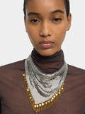 Maxi Collar Babero Con Esferas