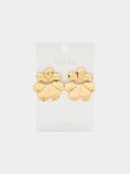 Pendientes Maxi Flor Con Relieve