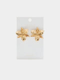 Pendientes Maxi Flor Con Relieve
