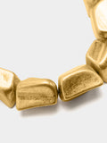 Collar Corto Con Cuentas Cuadradas
