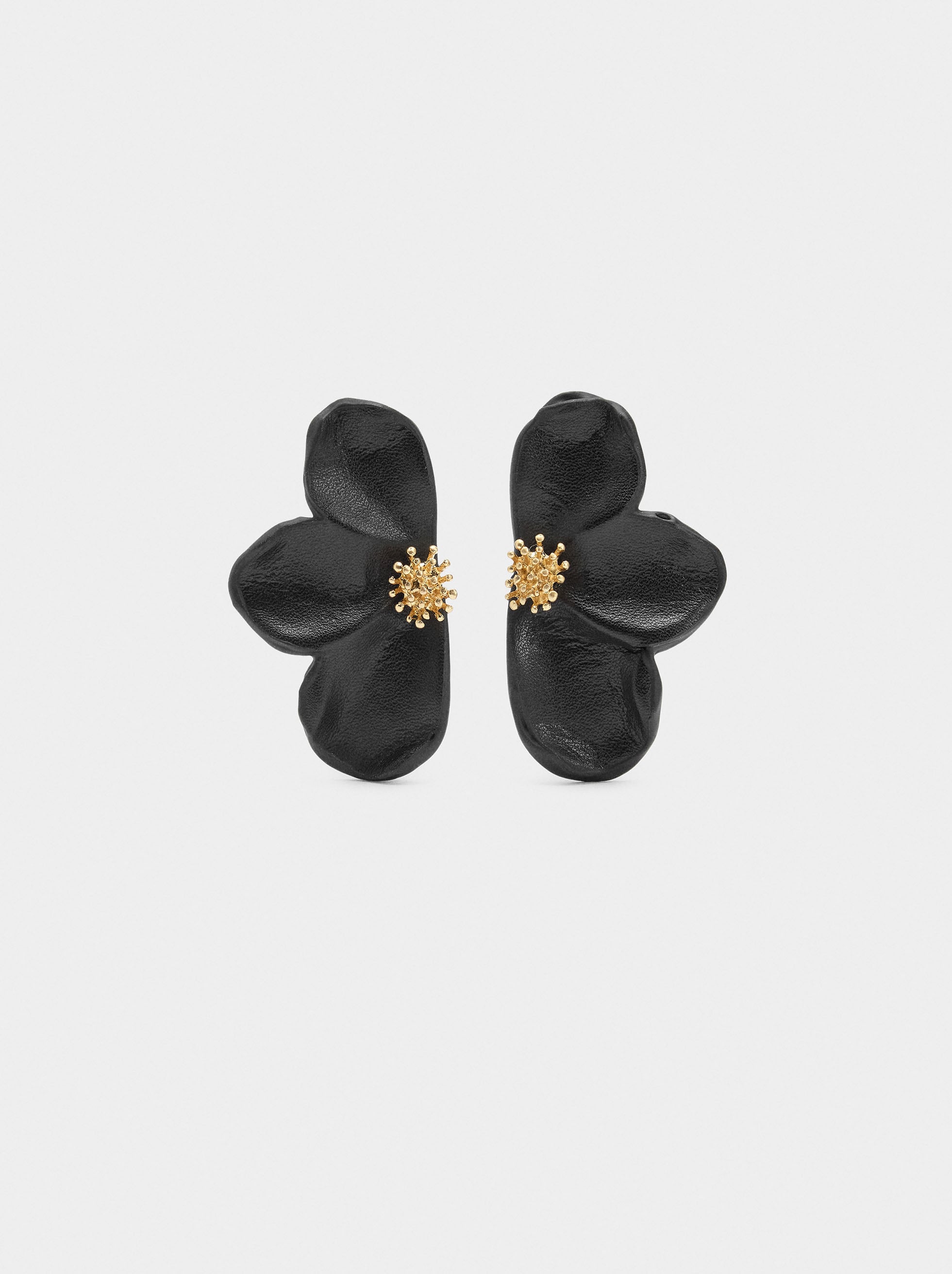 Pendientes Maxi Media Flor