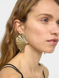 Pendientes Maxi Abanicos Rayados