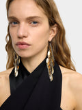 Pendientes Maxi Largos De Múltiples Pétalos
