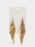 Pendientes Maxi Largos De Múltiples Pétalos