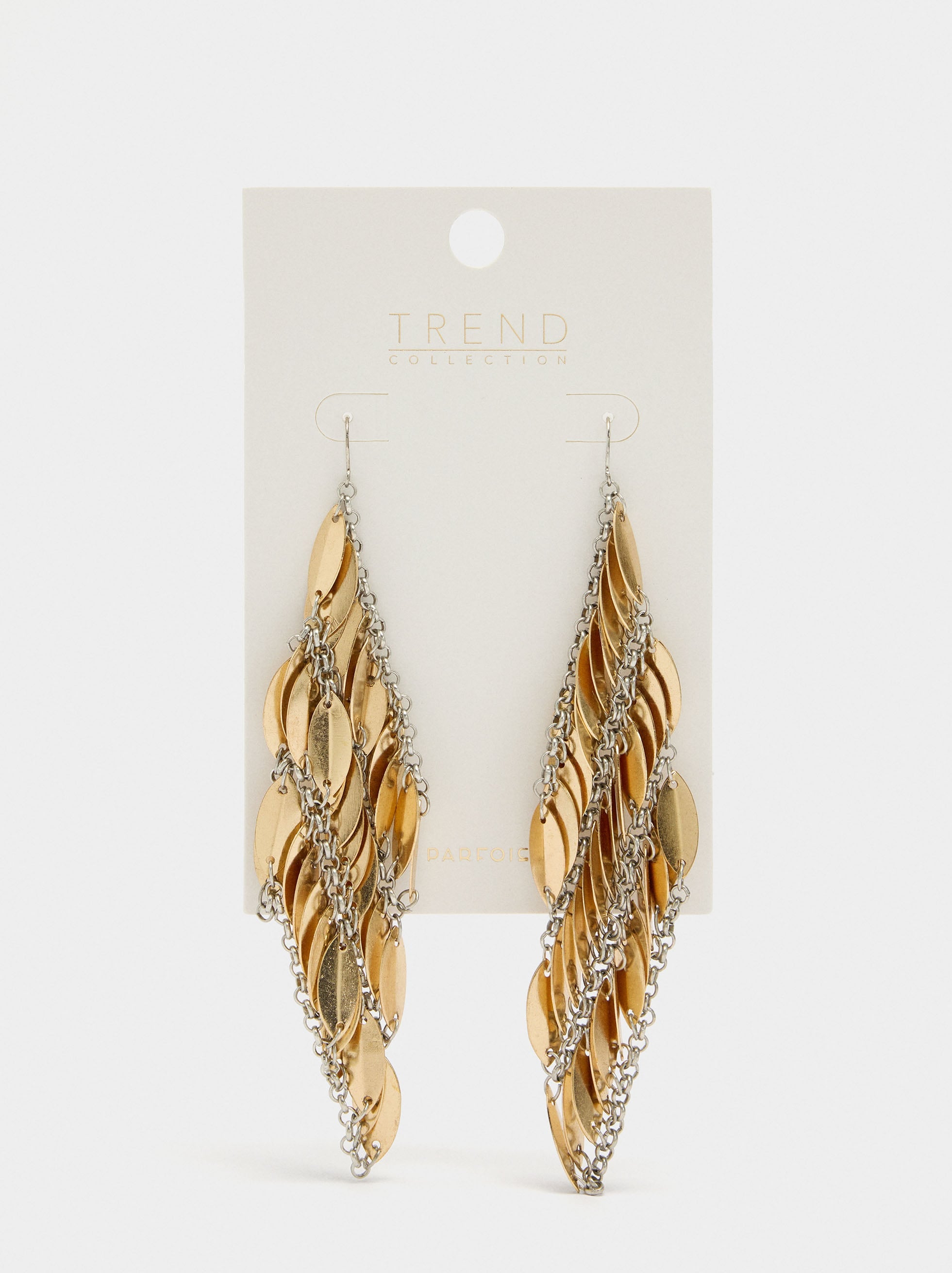 Pendientes Maxi Largos De Múltiples Pétalos