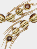 Pendientes Maxi Largos Con Esferas