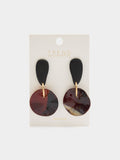 Pendientes Maxi Con Madera