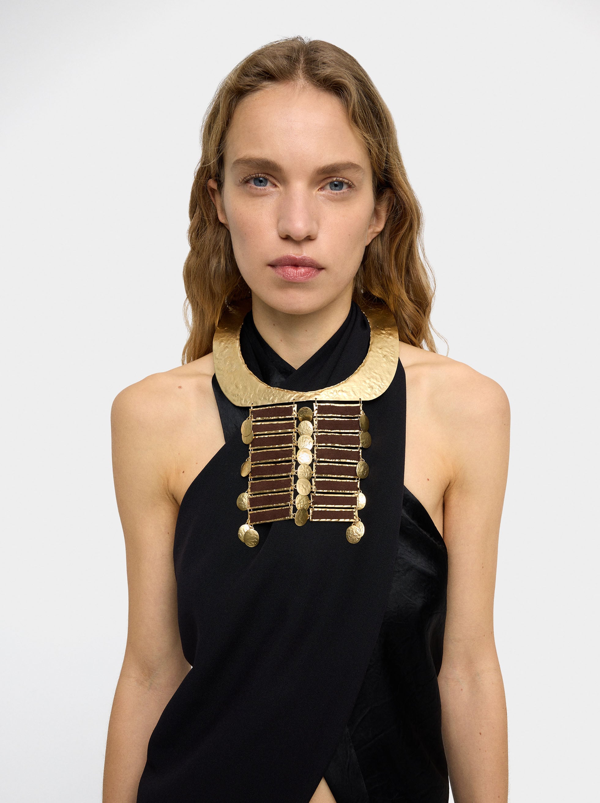 Collar Maxi De Barras Horizontales
