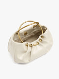 Bolso De Mano Con Aro Metálico