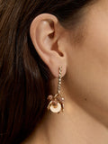 Pendientes Barra Con Mini Medallas Y Cuentas