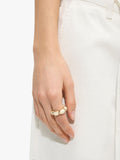 Anillo Ovalado De Resina