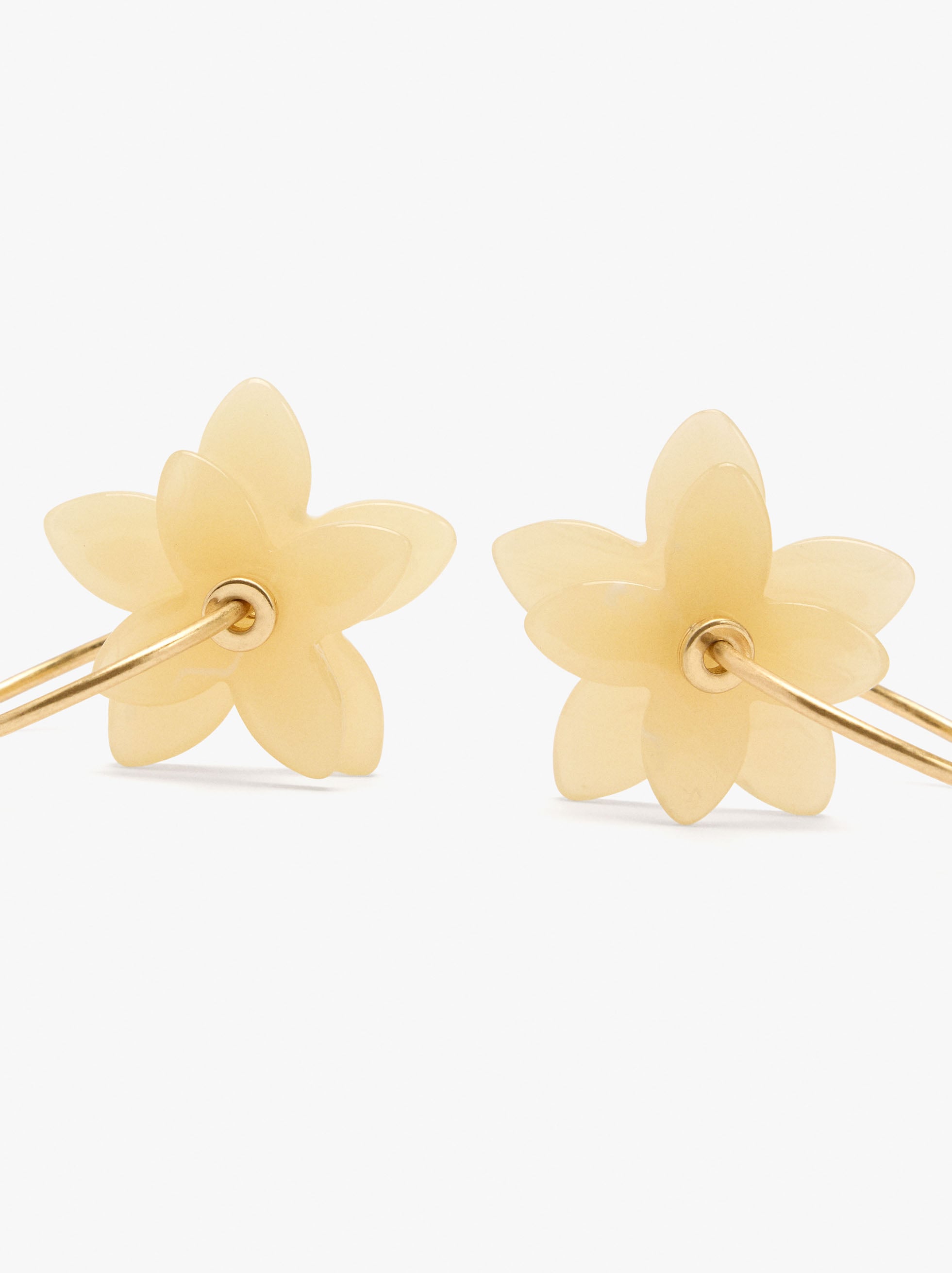 Aros Con Flores Dobles