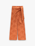 Pantalón Con Bordados 100% Algodón