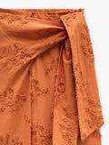 Pantalón Con Bordados 100% Algodón