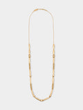 Collar Segmentado Con Cadena De Serpiente