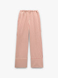 Pantalón Recto A Rayas