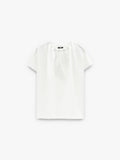Blusa Con Pliegues 100% Algodón
