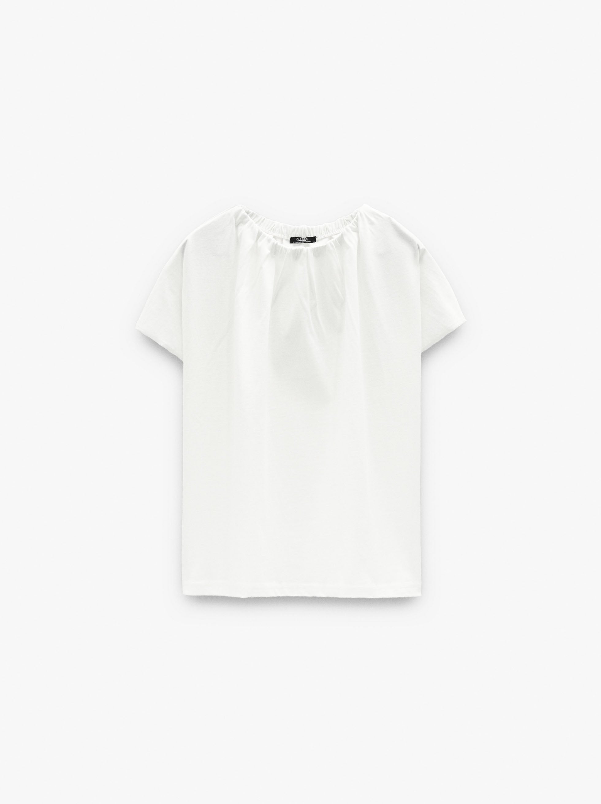 Blusa Con Pliegues 100% Algodón