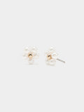 Pendientes De Flor Con Perlas