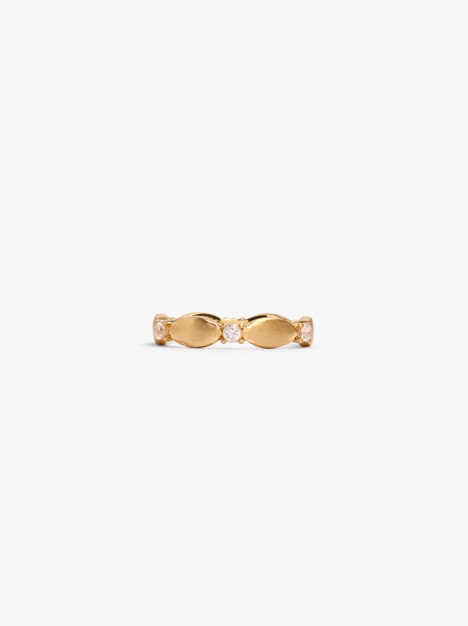 Anillo Fino Con Circonitas