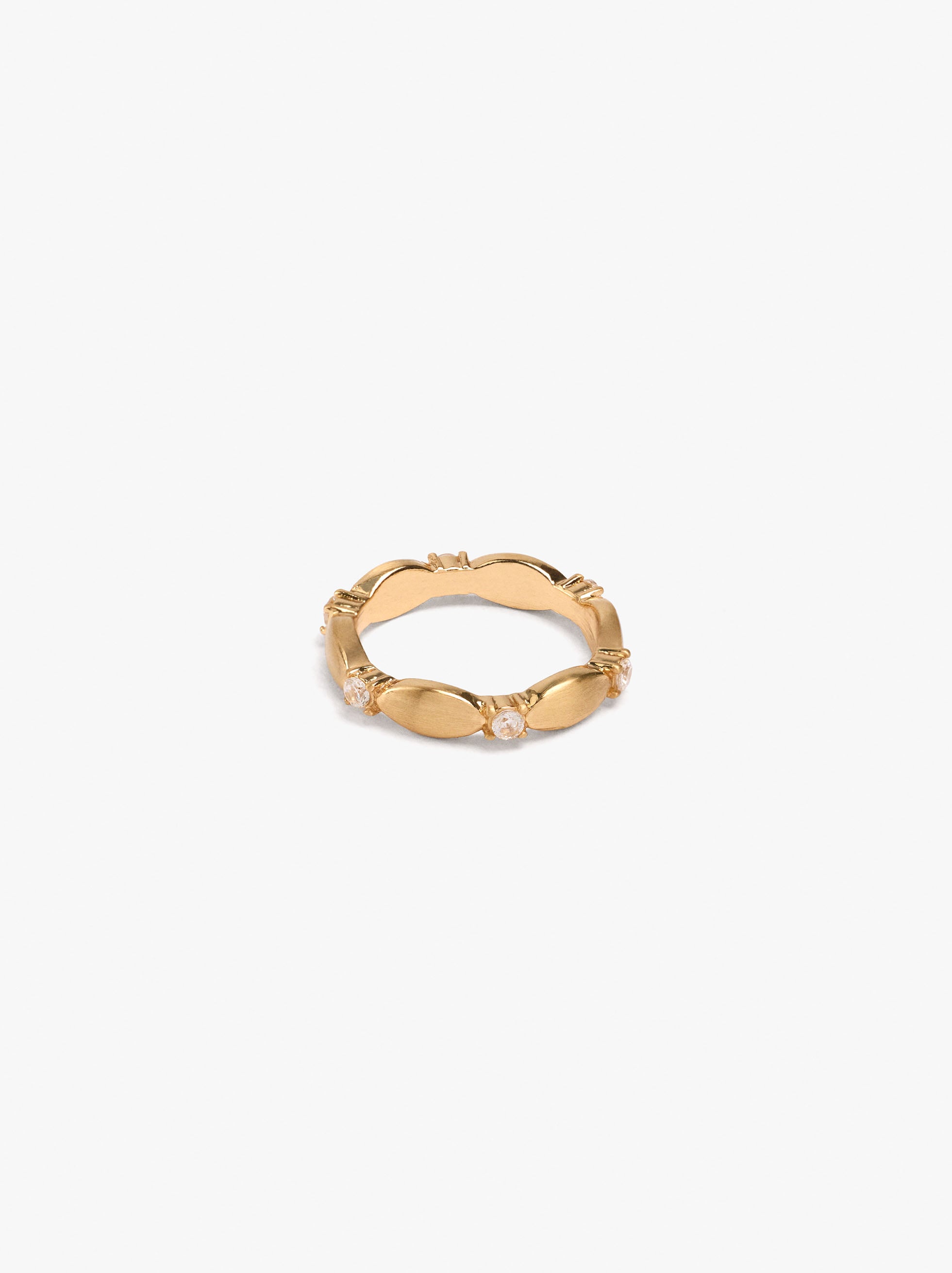 Anillo Fino Con Circonitas