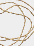 Collar Largo Con Cuentas Cilíndricas