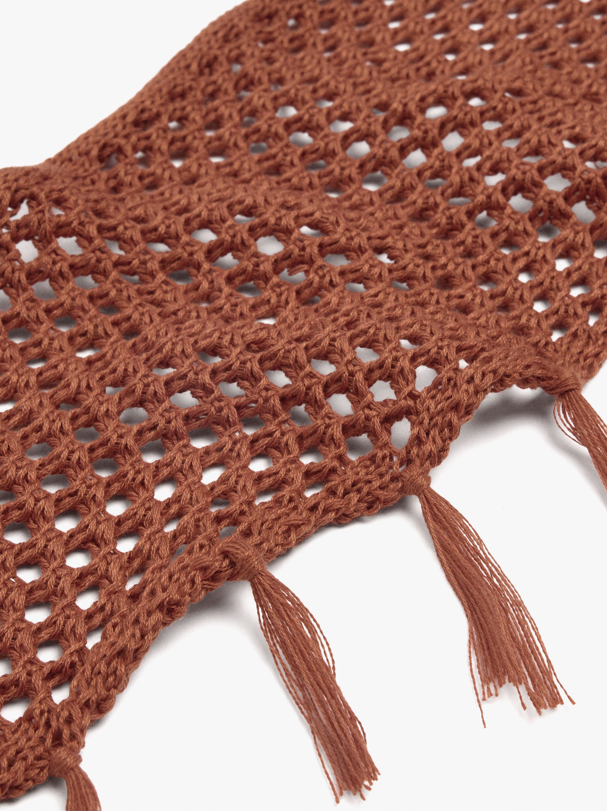 Pañuelo Multifuncional De Crochet 100% Algodón