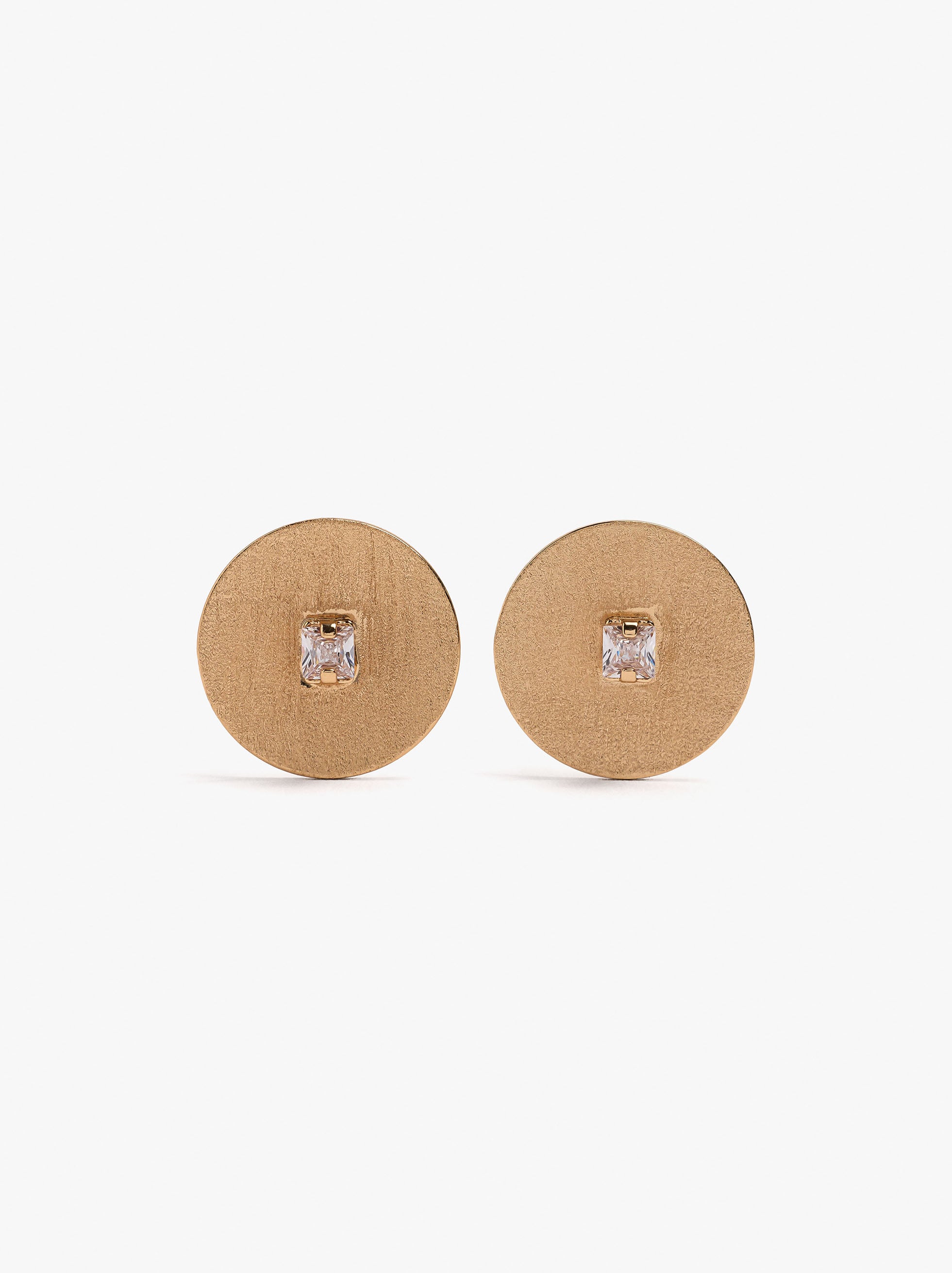 Pendientes Redondos Con Circonitas