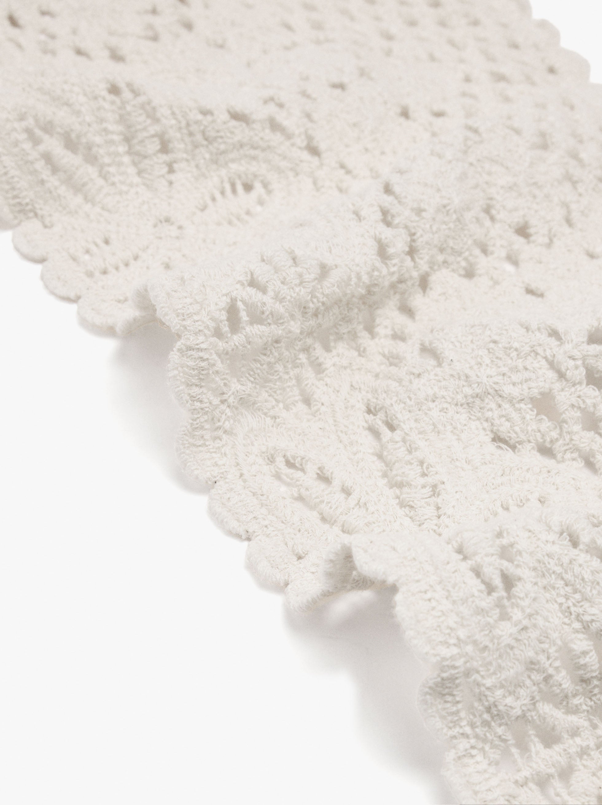 Pañuelo Multifuncional De Crochet 100% Algodón