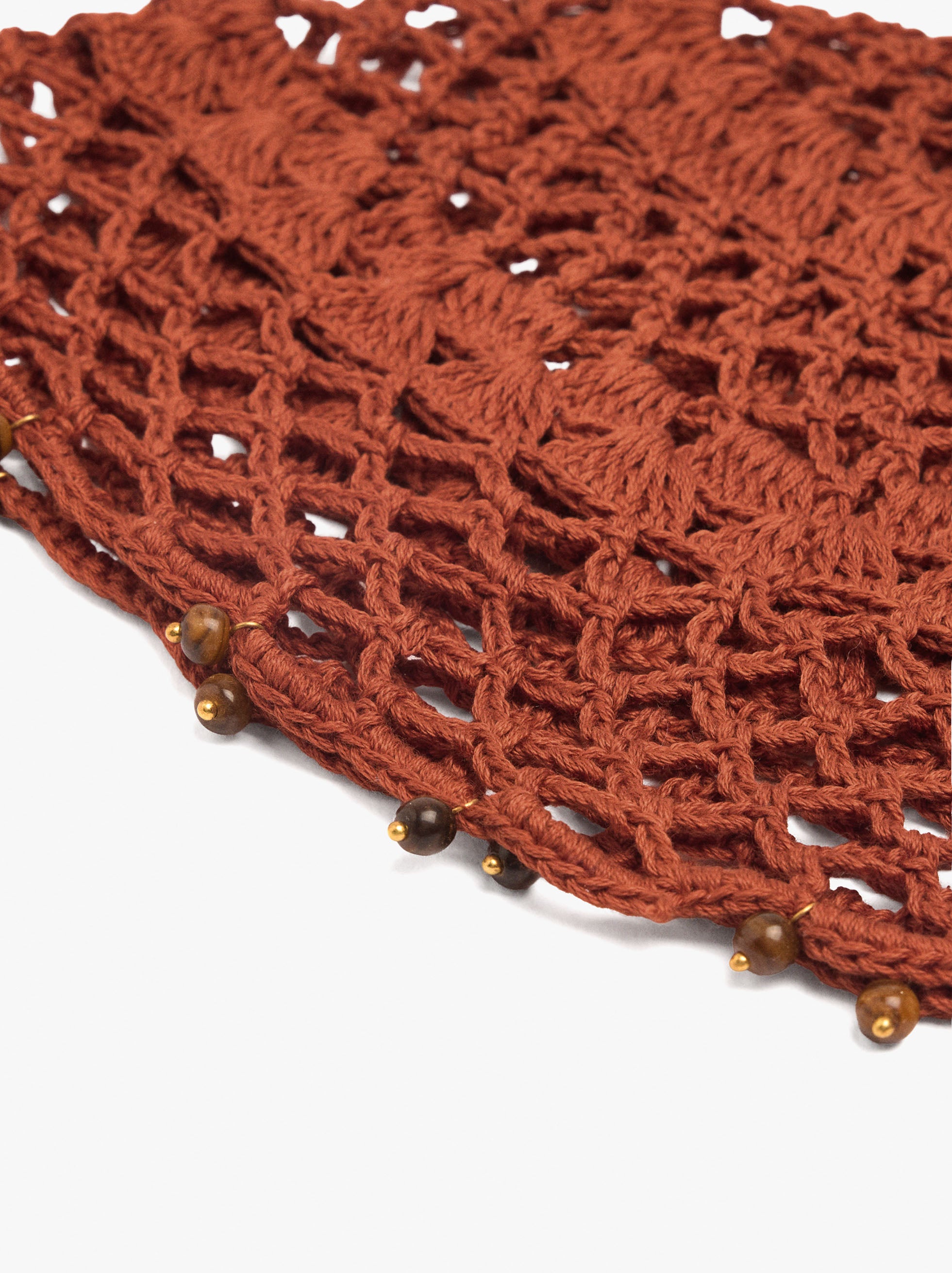 Gorro De Croché De Algodón