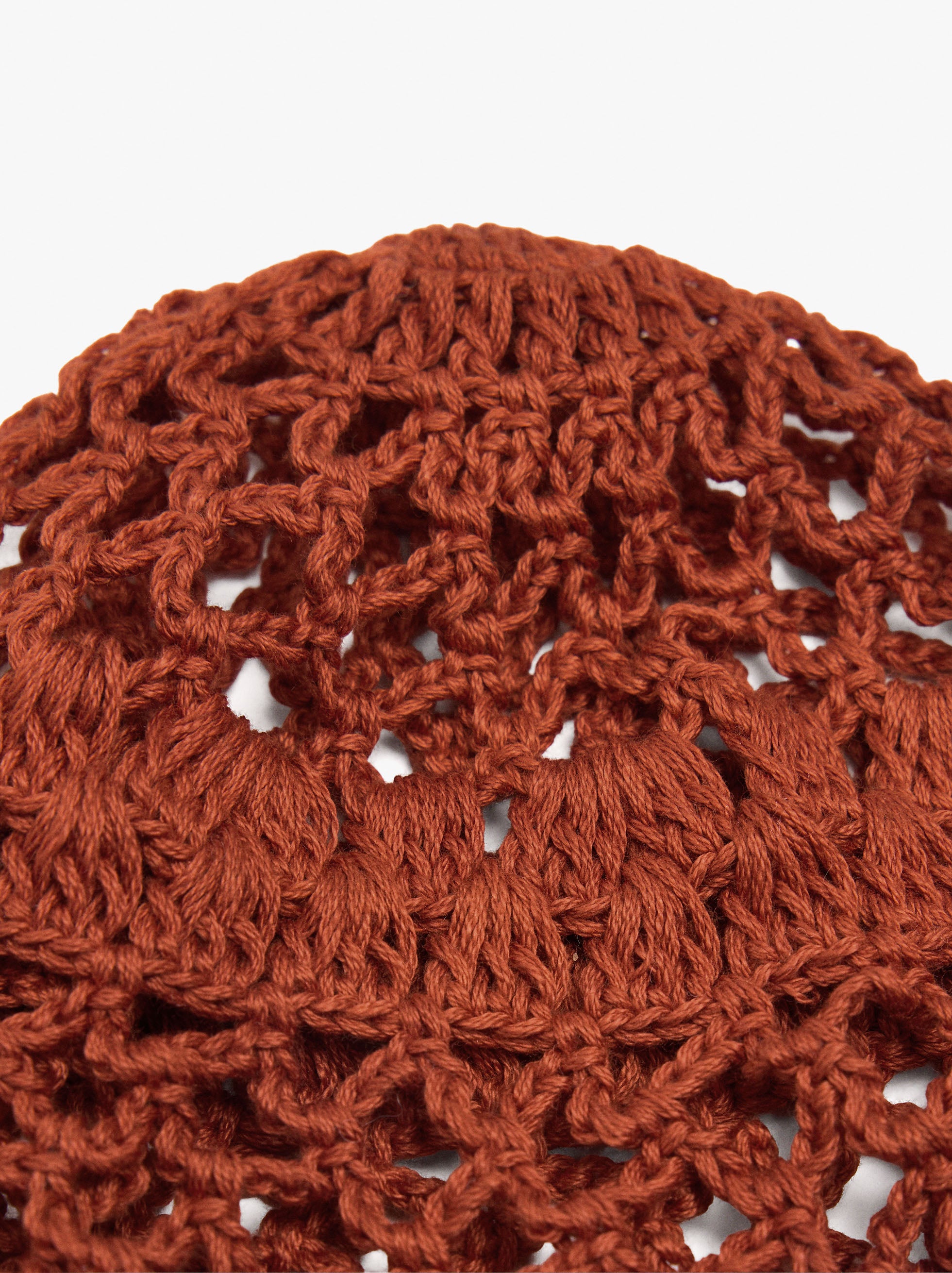 Gorro De Croché De Algodón