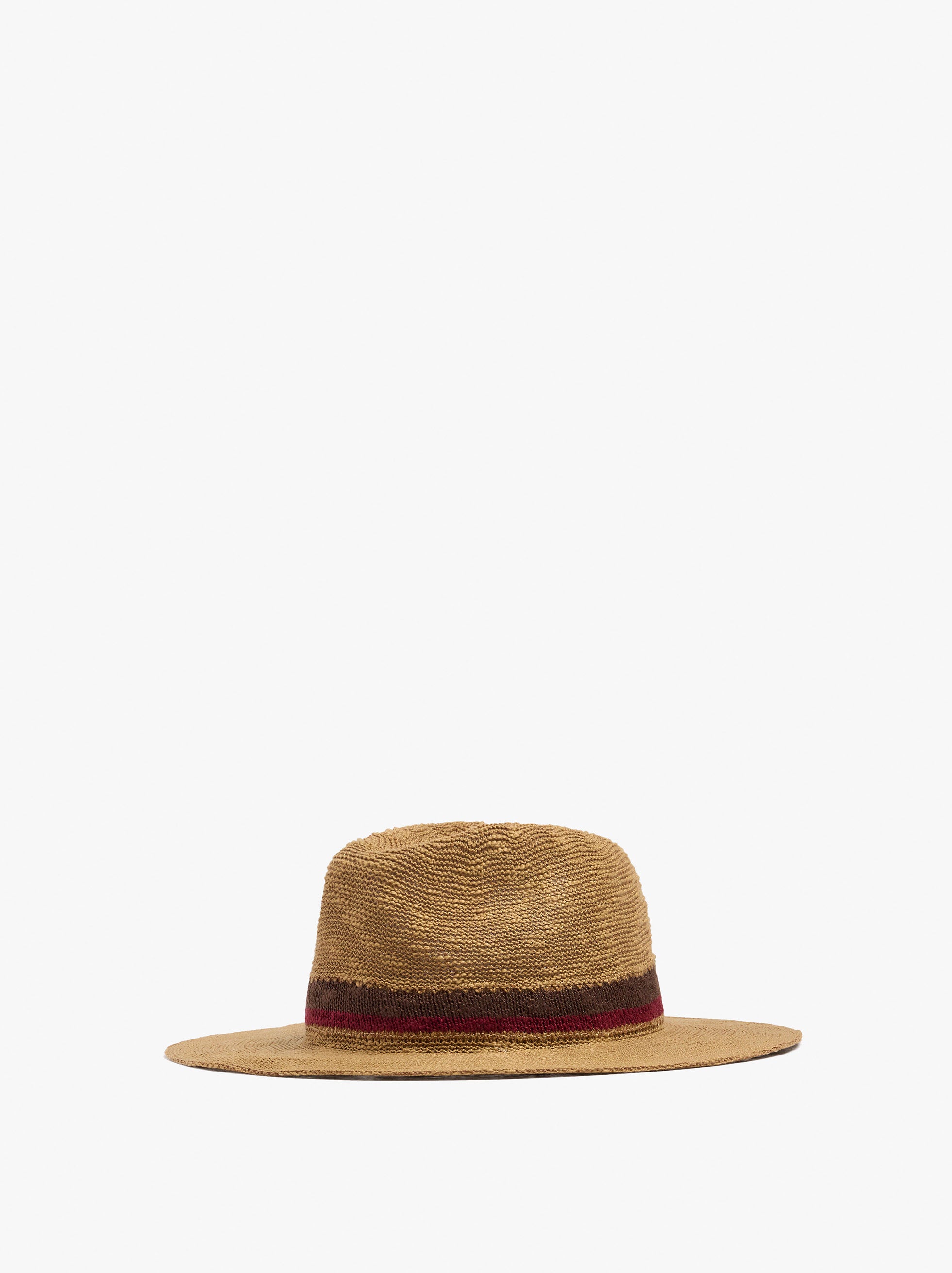 Sombrero De Punto Detalle Bicolor
