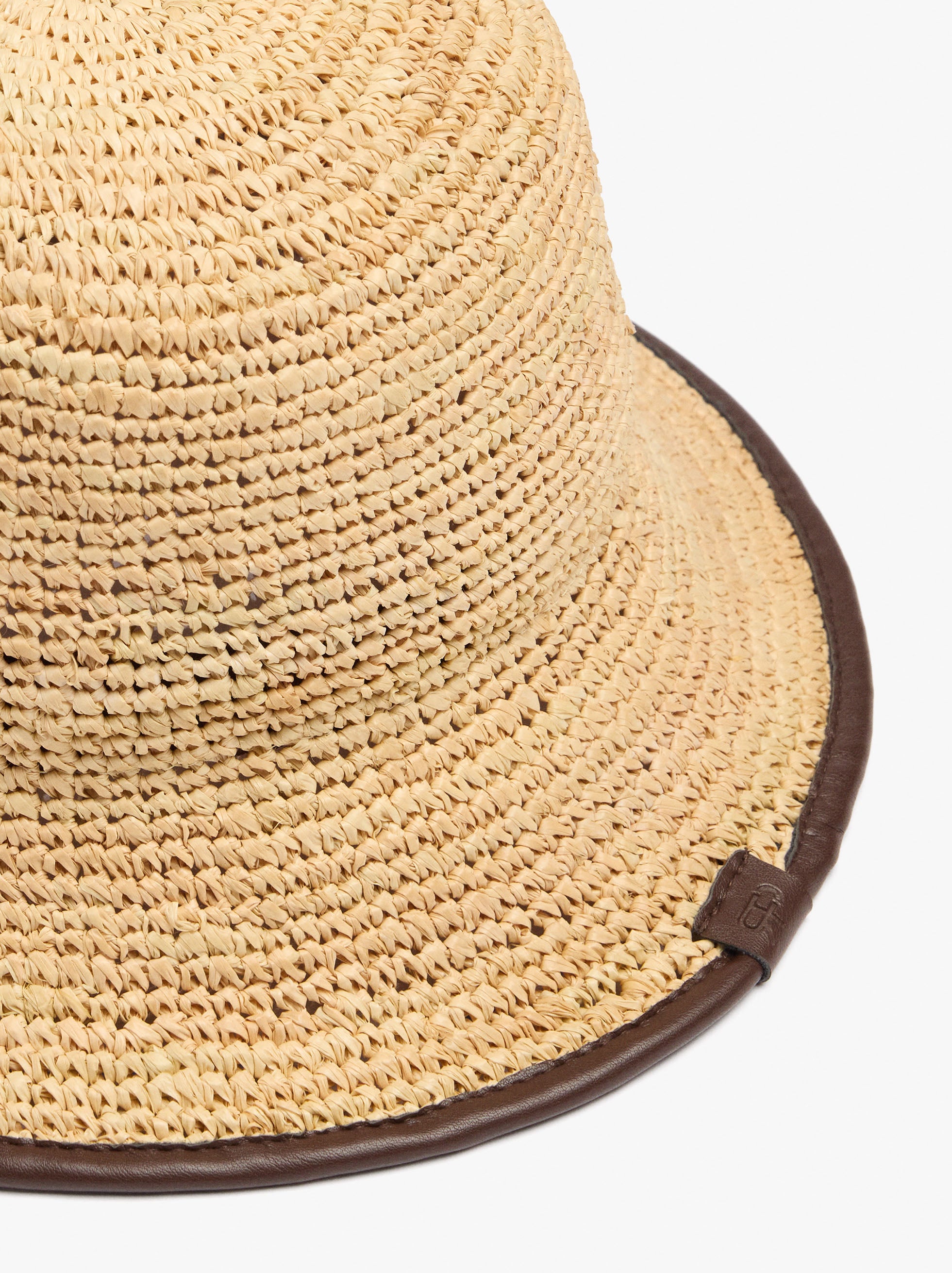 Sombrero Tipo Bucket De Rafia