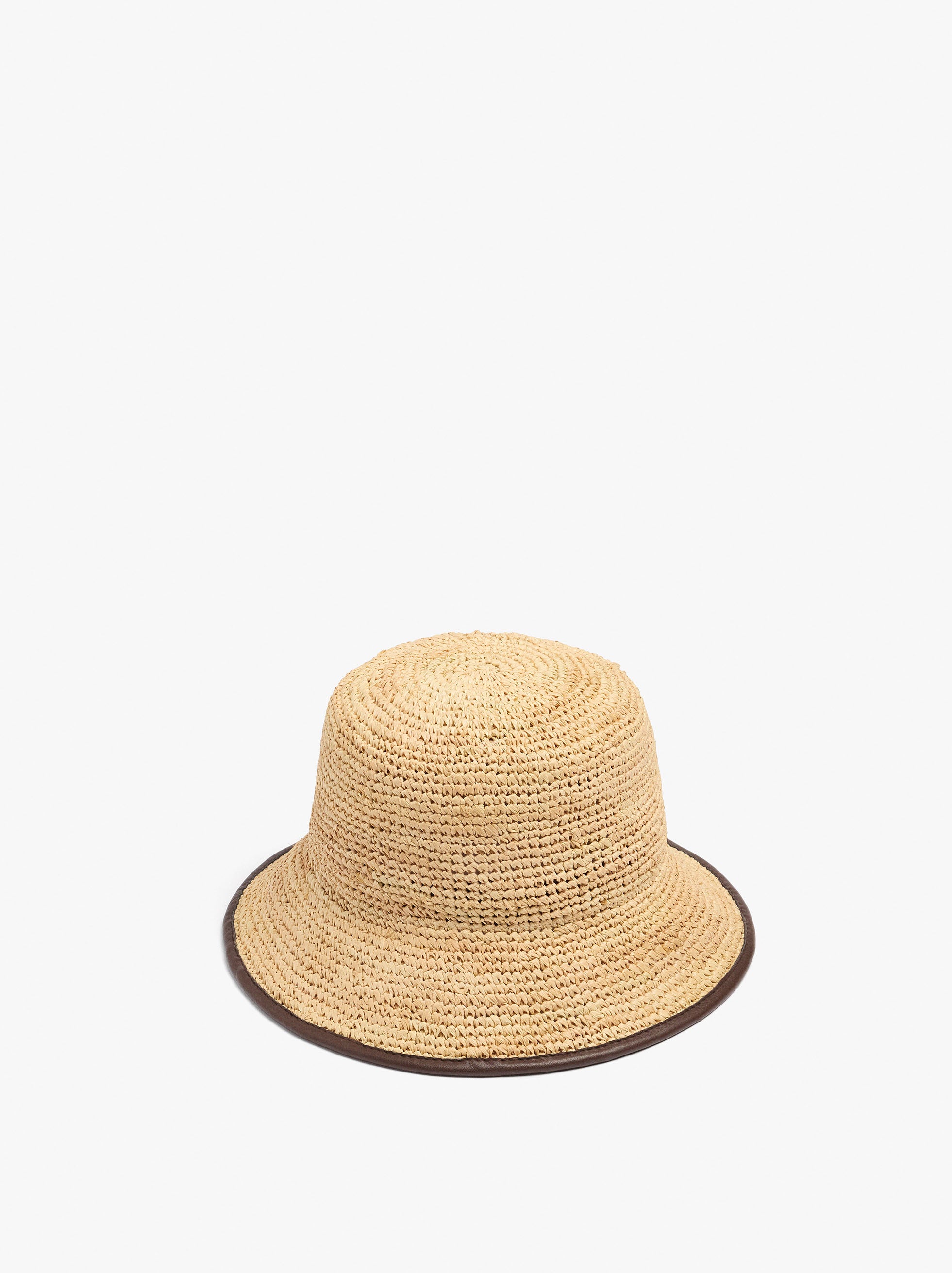 Sombrero Tipo Bucket De Rafia